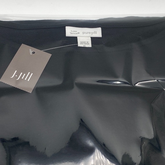 J.Jill NEW Gorgeous Pure Jill Luxe Tencel Asymmetrical Top NWT - Picture 7 of 8